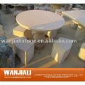 Stone table and chair